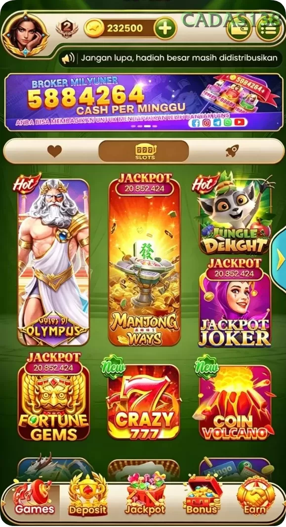 Sistem Pembayaran cadas138 screenshot